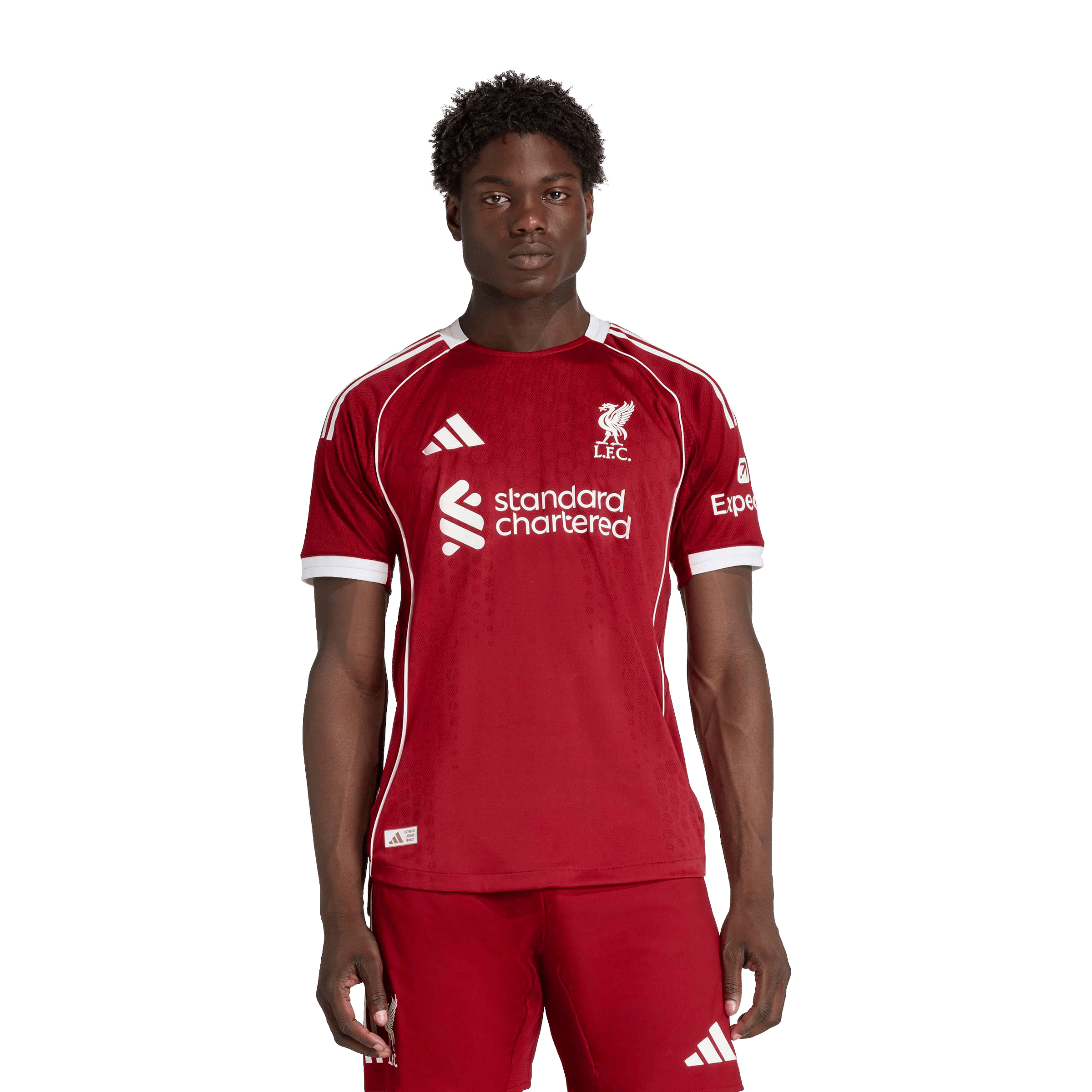 adidas Mens Liverpool FC 25/26 Home Authentic Football Jersey